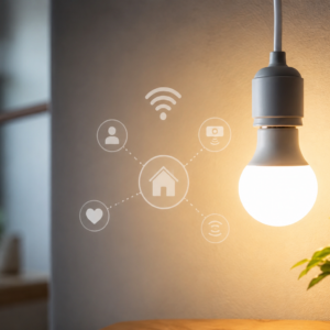 LED電球が「見守り」になる日——孤立を防ぐ光のしくみ